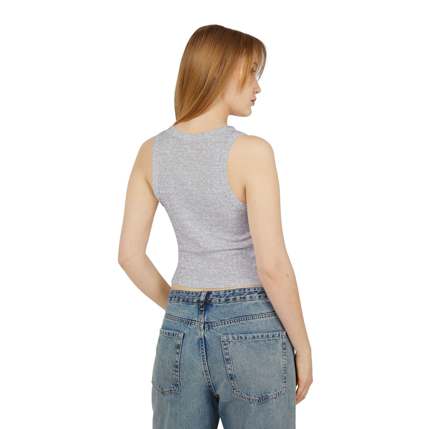 KNEHON LDY ||. CROPPED RIB TANK