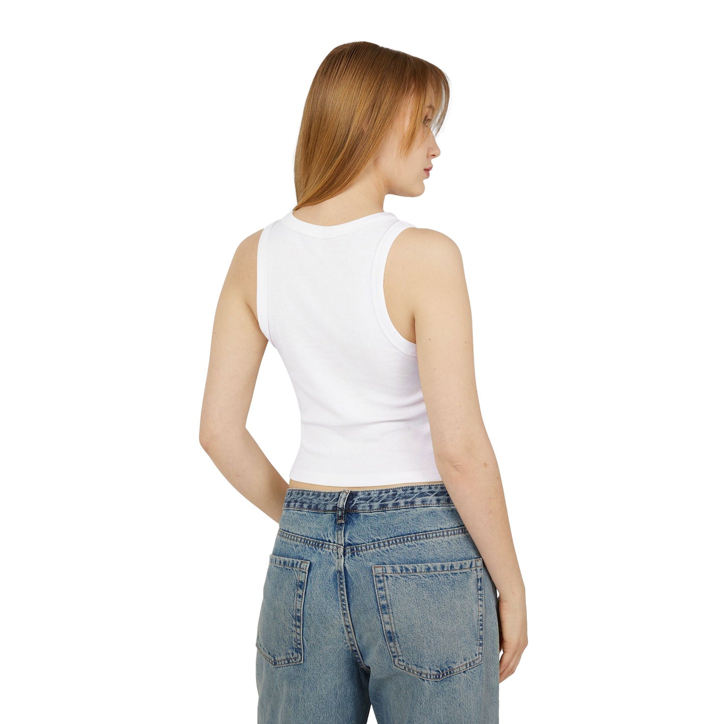 KNEHON LDY ||. CROPPED RIB TANK