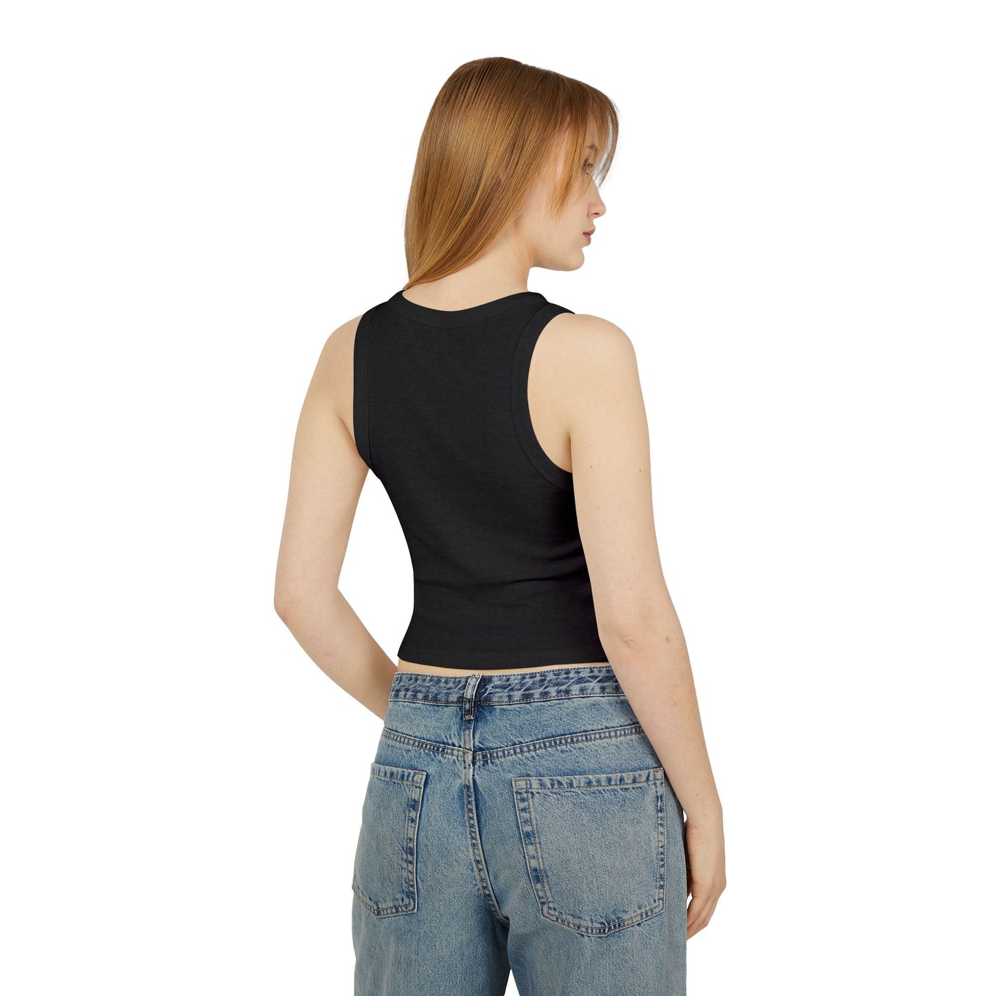 KNEHON LDY ||. CROPPED RIB TANK