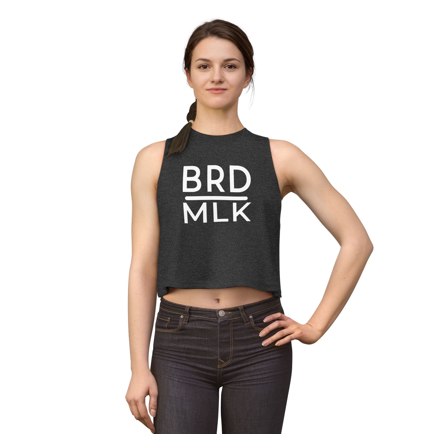 BRDMLK GHURLZS ||. CROP TEE F