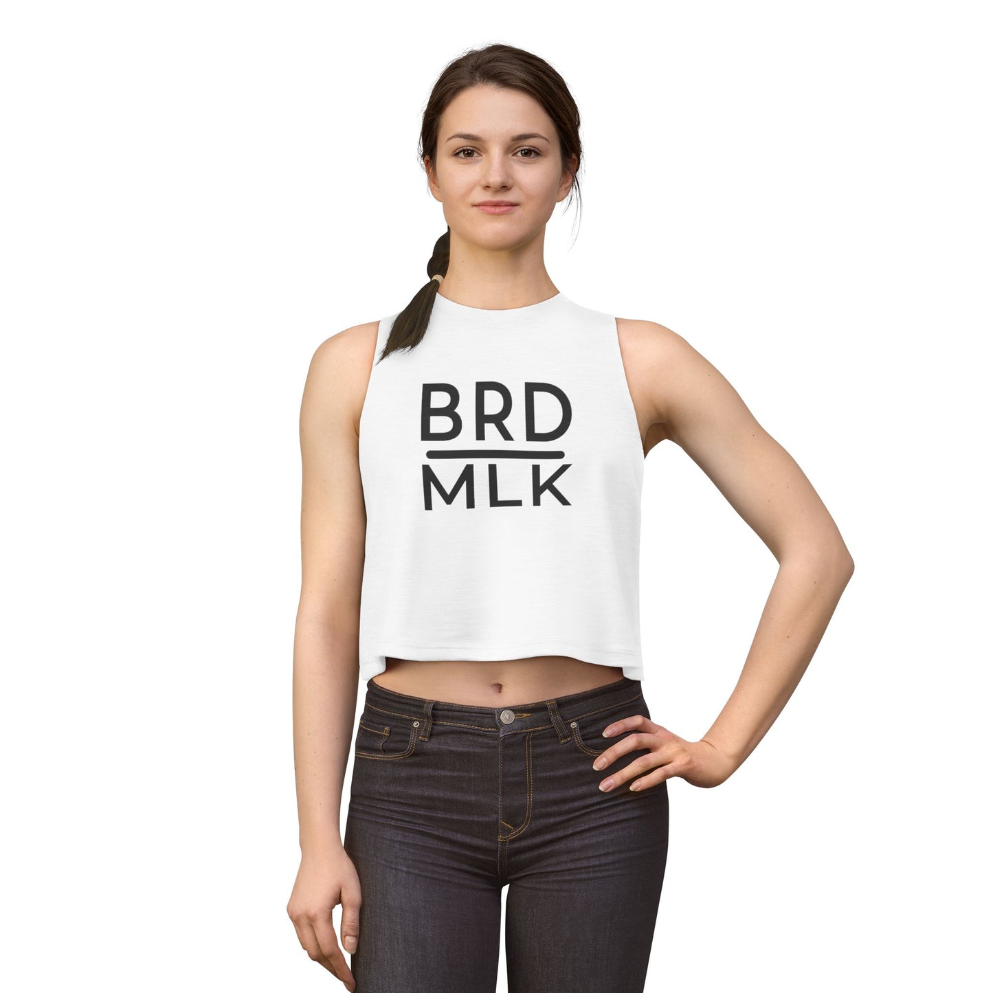 BRDMLK GHURLZS ||. CROP TEE F